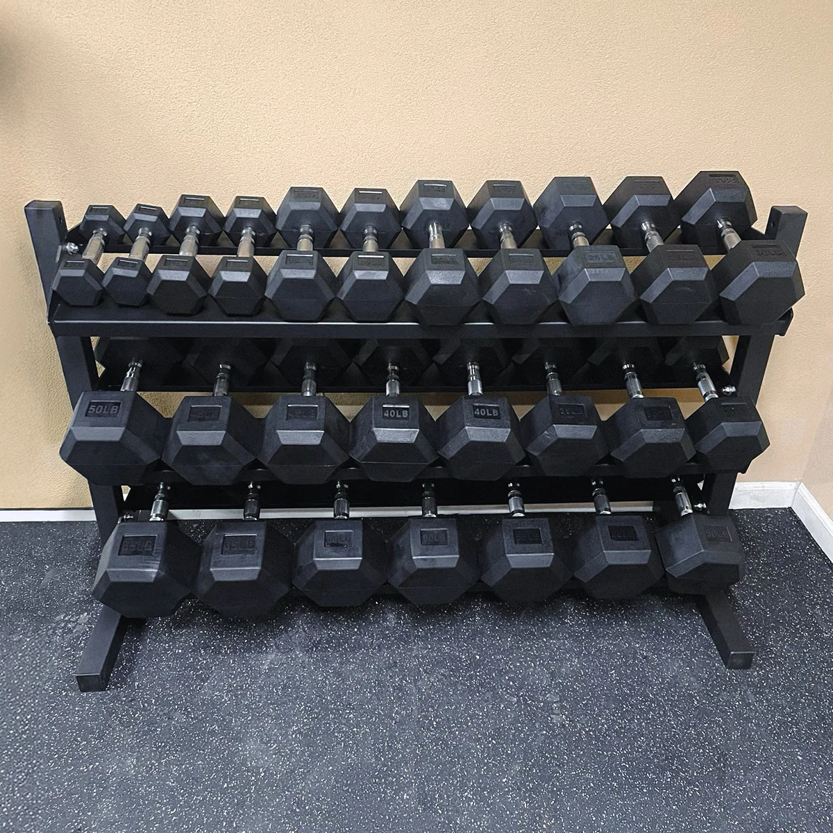 Rubber Hex Dumbbells (Pairs) - Image 17