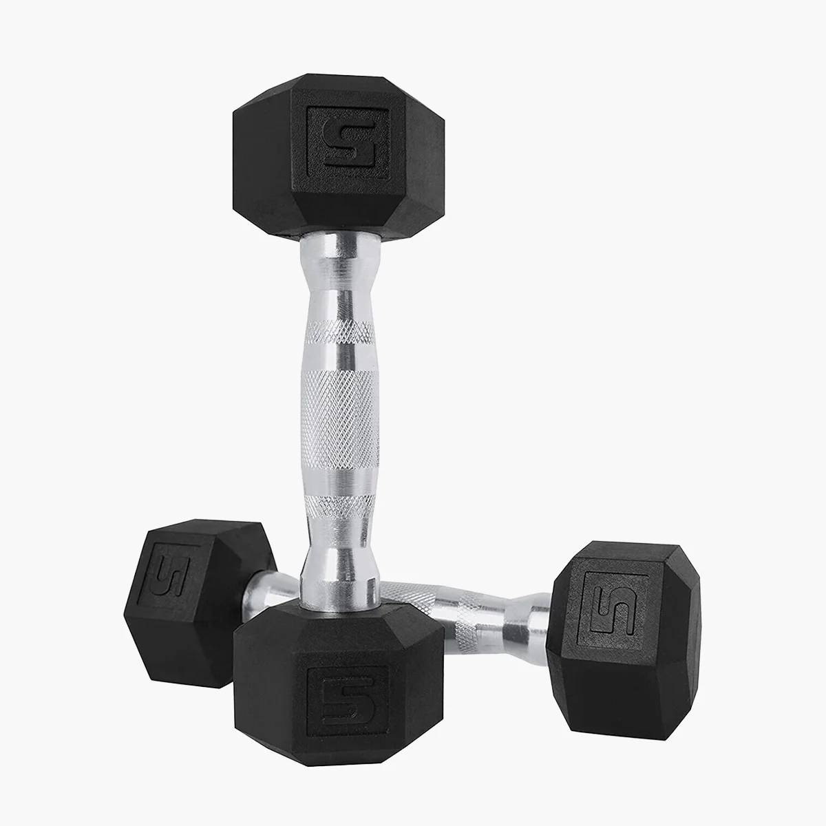 Rubber Hex Dumbbells (Pairs) - Image 18