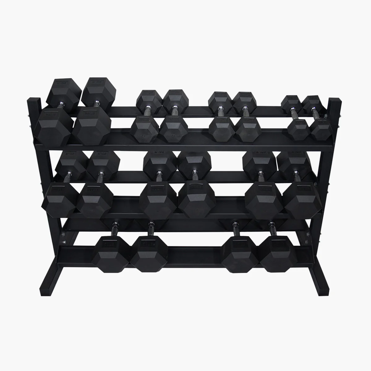 Rubber Hex Dumbbells (Pairs) - Image 4
