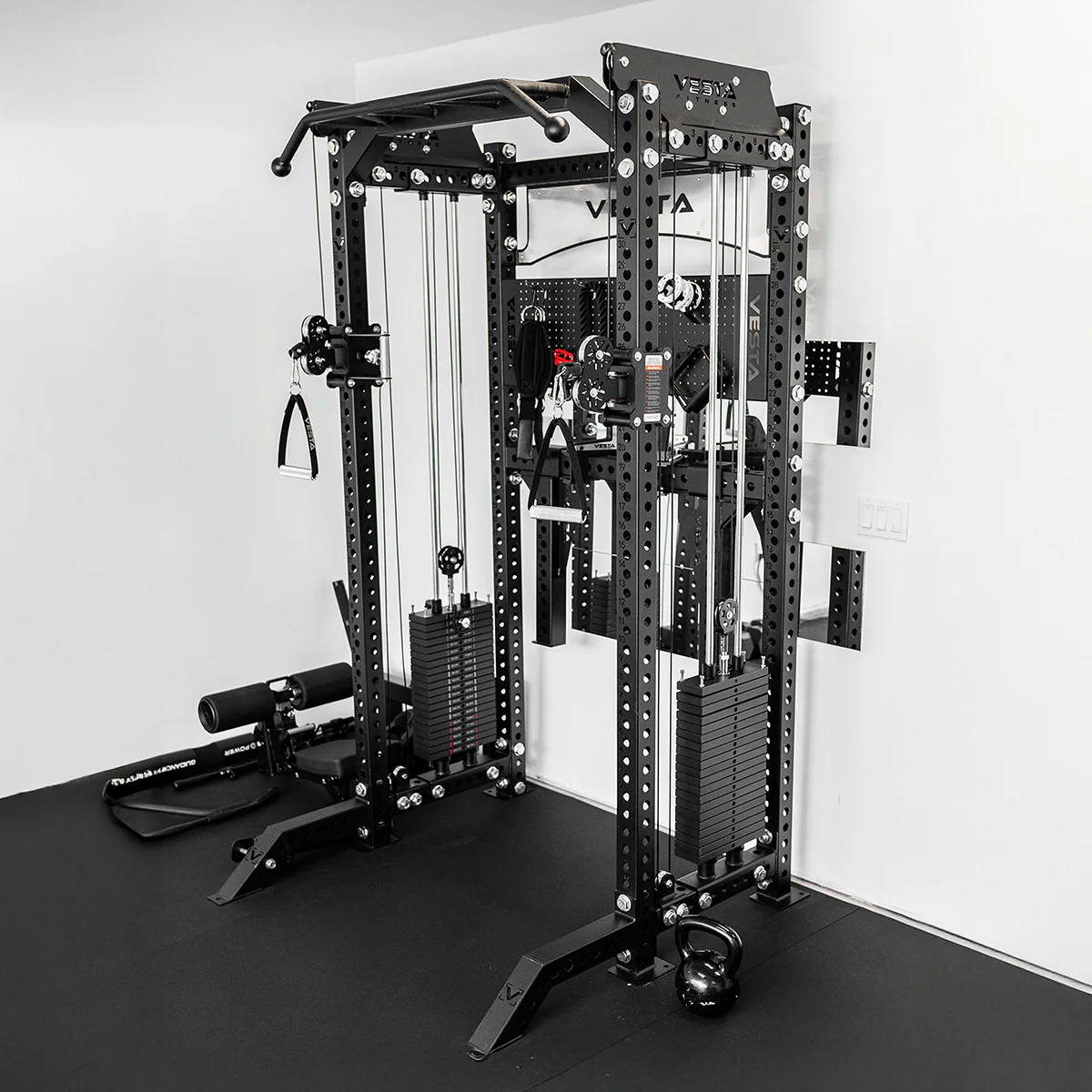 PRO SERIES 2IN1 Ultimate Half Rack Functional Trainer Combo - Image 4